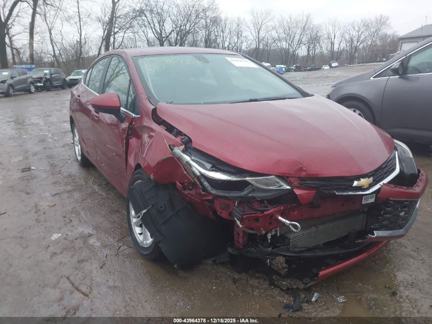 2018 Chevrolet Cruze Lt Auto VIN: 3G1BE6SMXJS654052 Lot: 43964378