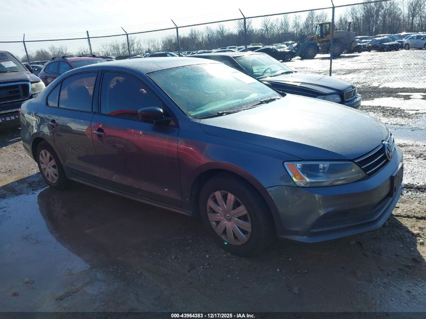 2016 Volkswagen Jetta 1.4T S VIN: 3VW267AJ0GM222288 Lot: 43964383