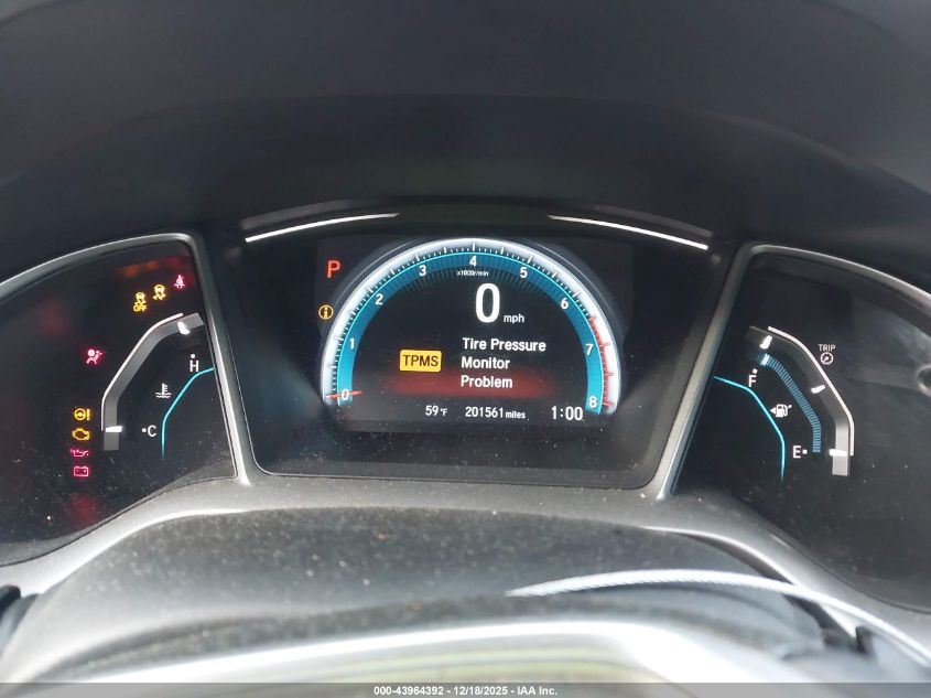 2016 Honda Civic Ex-L VIN: 19XFC1F75GE201602 Lot: 43964392