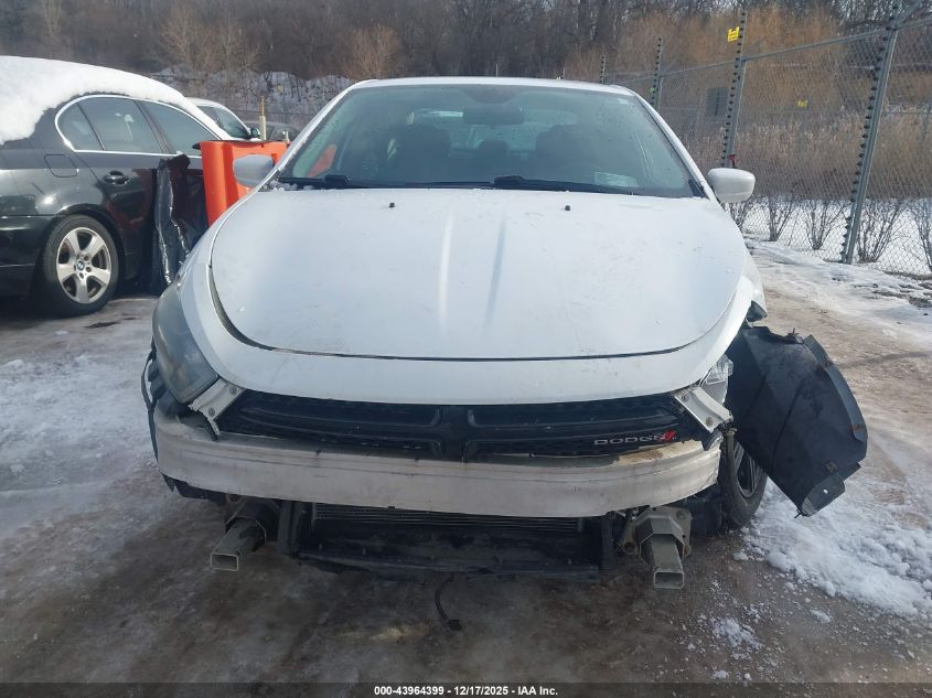 2015 Dodge Dart Sxt VIN: 1C3CDFBB6FD102167 Lot: 43964399