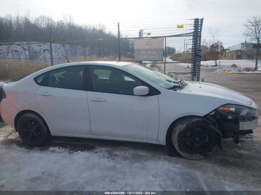 2015 Dodge Dart Sxt VIN: 1C3CDFBB6FD102167 Lot: 43964399