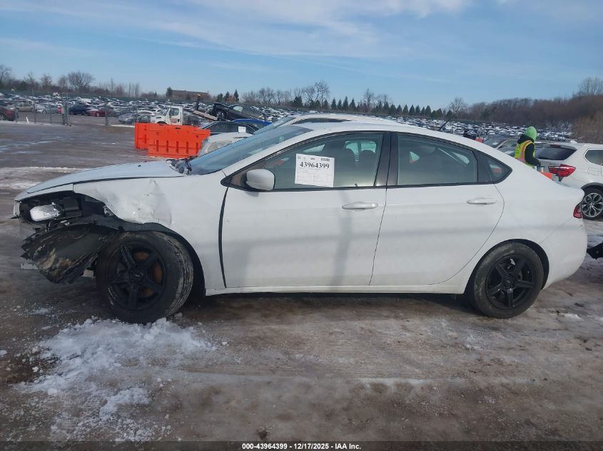 2015 Dodge Dart Sxt VIN: 1C3CDFBB6FD102167 Lot: 43964399