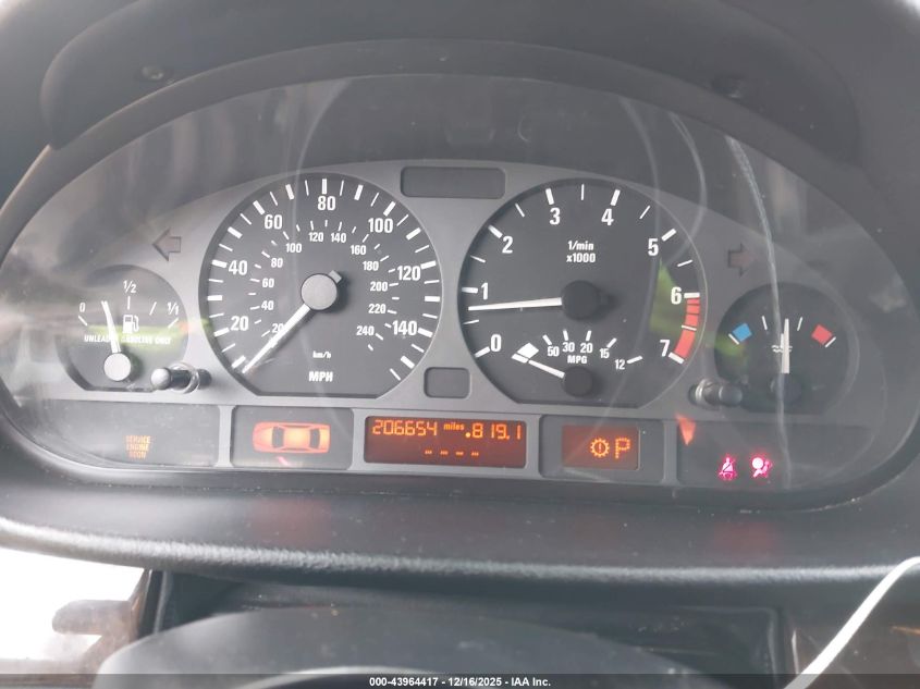 2003 BMW 325I VIN: WBAET37463NJ26357 Lot: 43964417