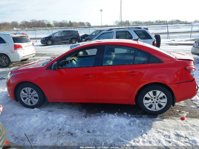 2014 Chevrolet Cruze Ls VIN: 1G1PA5SG5E7238498 Lot: 43964429