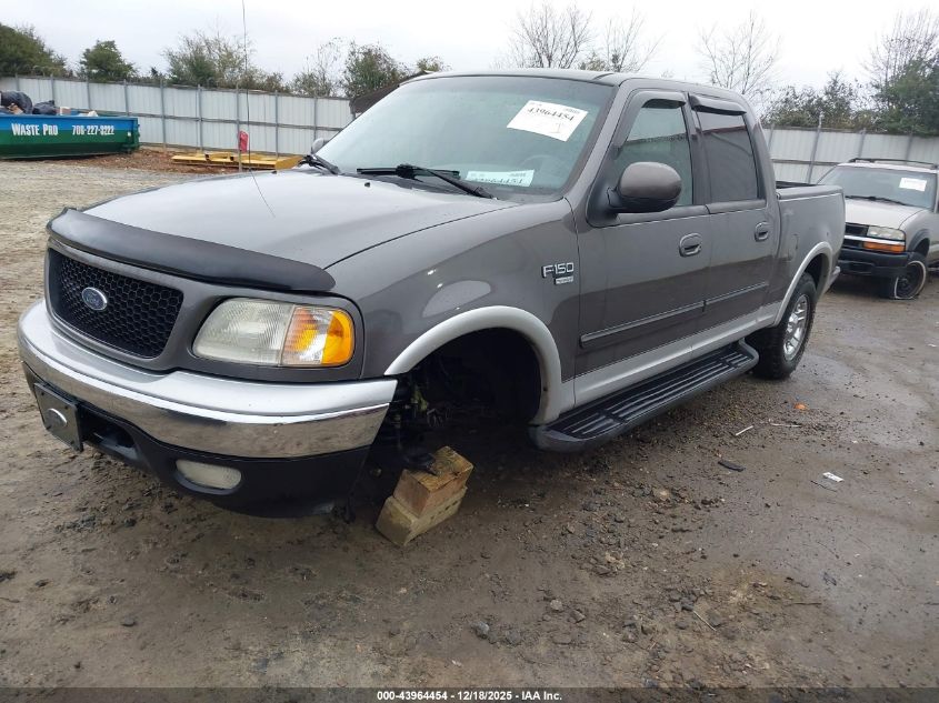 2002 Ford F-150 Lariat/Xlt VIN: 1FTRW07L62KB56301 Lot: 43964454