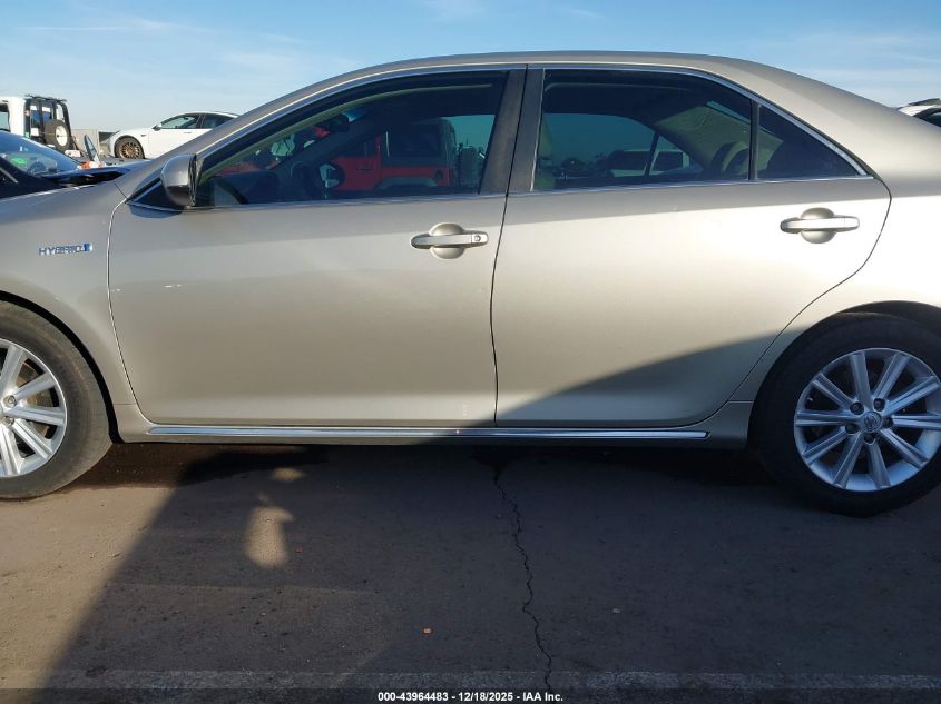 2014 Toyota Camry Hybrid Xle VIN: 4T1BD1FK5EU120710 Lot: 43964483