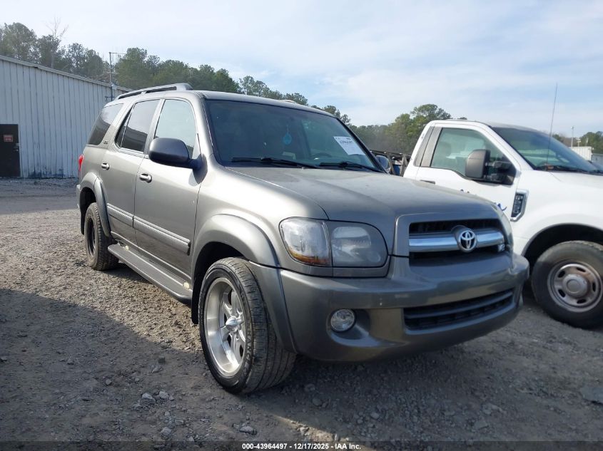 2005 Toyota Sequoia Sr5 V8 VIN: 5TDZT34A75S256059 Lot: 43964497