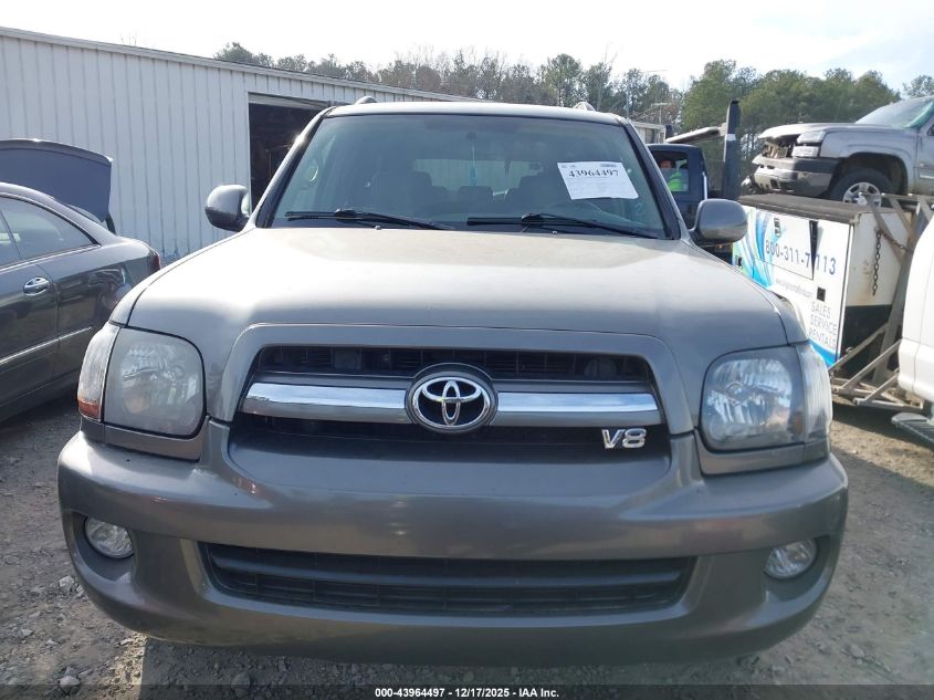2005 Toyota Sequoia Sr5 V8 VIN: 5TDZT34A75S256059 Lot: 43964497