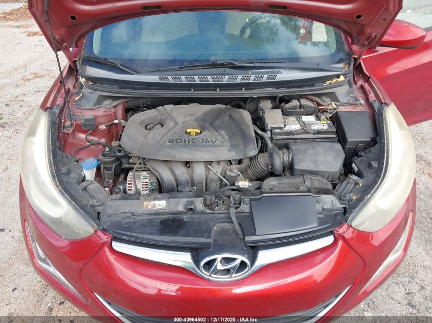 2014 Hyundai Elantra Se VIN: 5NPDH4AE4EH542207 Lot: 43964502