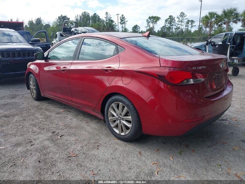 2014 Hyundai Elantra Se VIN: 5NPDH4AE4EH542207 Lot: 43964502