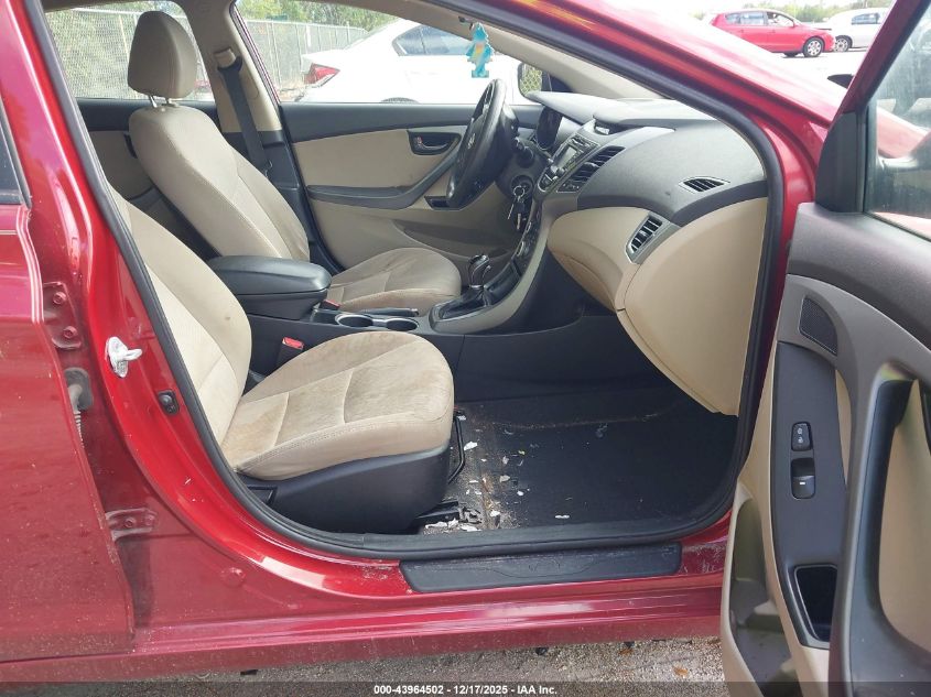 2014 Hyundai Elantra Se VIN: 5NPDH4AE4EH542207 Lot: 43964502