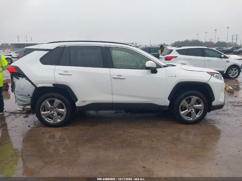 2020 Toyota Rav4 Hybrid Limited VIN: JTMDWRFV1LD537514 Lot: 43964503