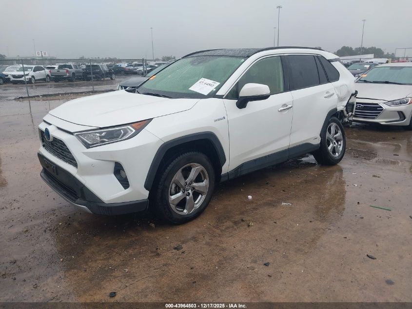2020 Toyota Rav4 Hybrid Limited VIN: JTMDWRFV1LD537514 Lot: 43964503