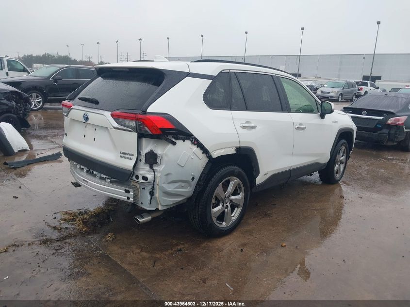 2020 Toyota Rav4 Hybrid Limited VIN: JTMDWRFV1LD537514 Lot: 43964503