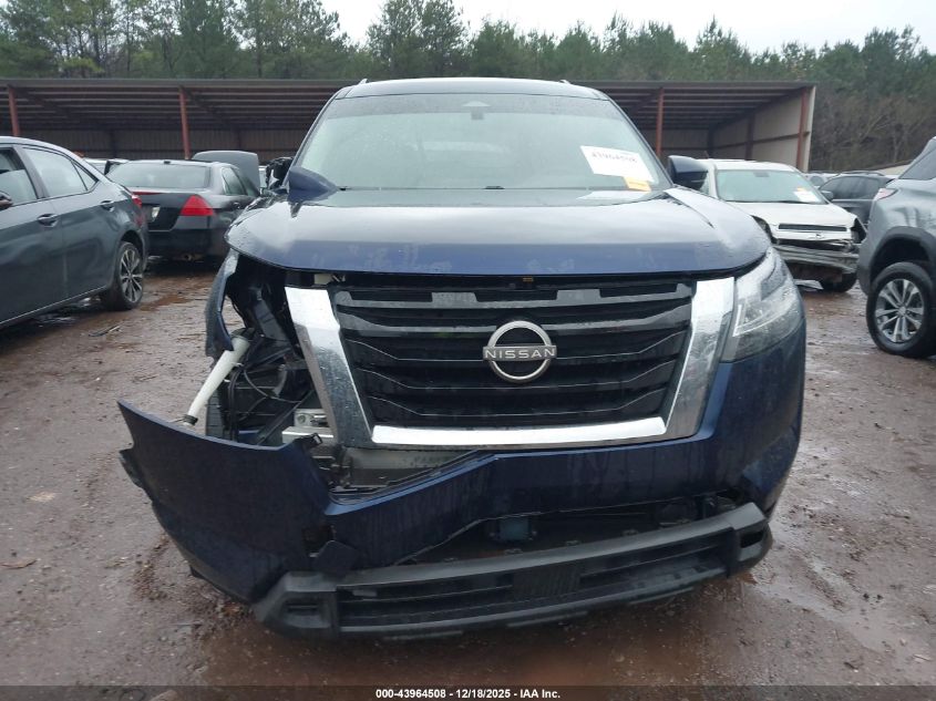 2022 Nissan Pathfinder Sv 2Wd VIN: 5N1DR3BA9NC215795 Lot: 43964508