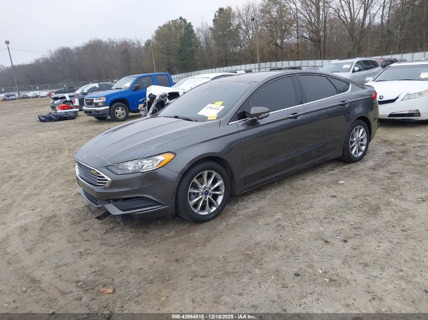 2017 Ford Fusion Se VIN: 3FA6P0H70HR388081 Lot: 43964518