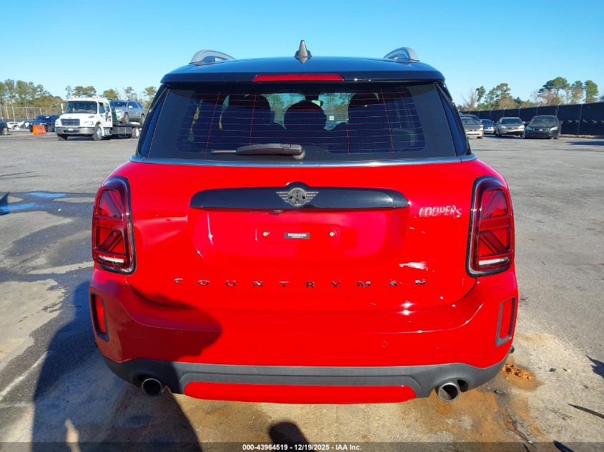 2022 Mini Countryman Cooper S VIN: WMZ53BR0XN3N41719 Lot: 43964519