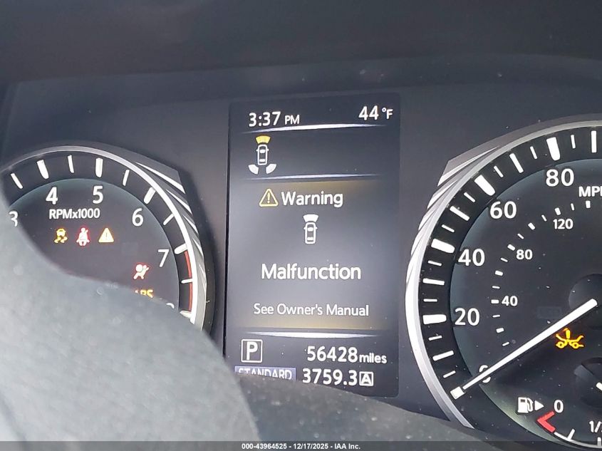 2019 Infiniti Q50 3.0T Red Sport 400 VIN: JN1FV7AR4KM800400 Lot: 43964525