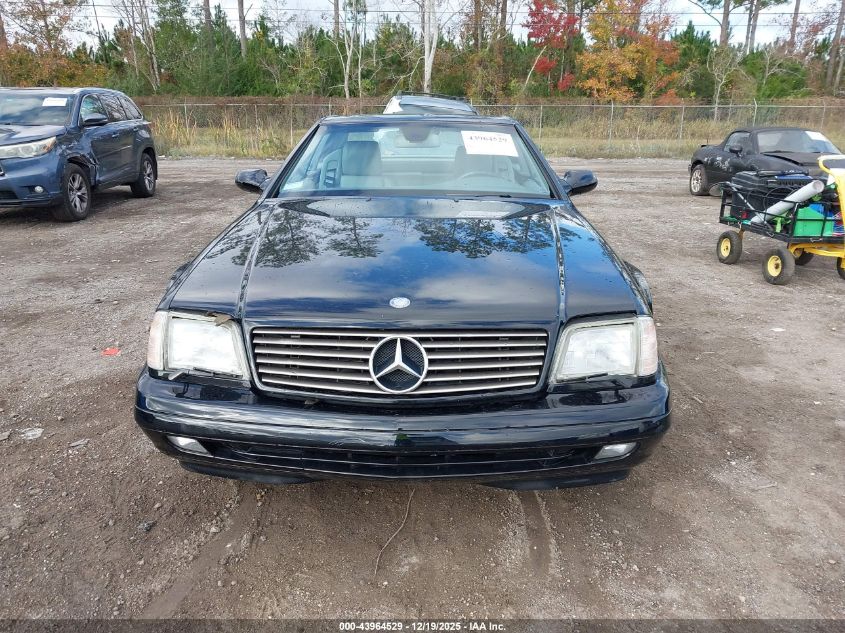 2000 Mercedes-Benz Sl 500 VIN: WDBFA68F7YF190454 Lot: 43964529