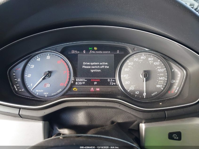 2021 Audi S5 Sportback Premium Tfsi Quattro Tiptronic VIN: WAUA4CF57MA028341 Lot: 43964530