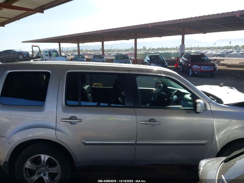 2012 Honda Pilot Ex-L VIN: 5FNYF3H70CB035812 Lot: 43964535