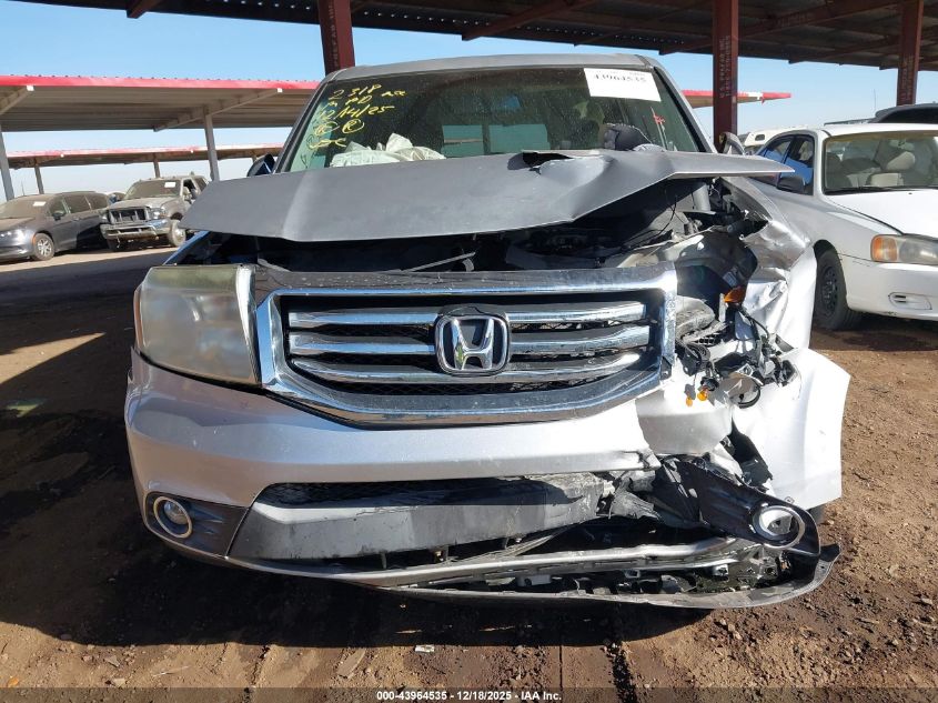 2012 Honda Pilot Ex-L VIN: 5FNYF3H70CB035812 Lot: 43964535