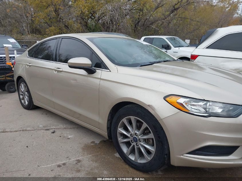2017 Ford Fusion Se VIN: 3FA6P0HDXHR299088 Lot: 43964538