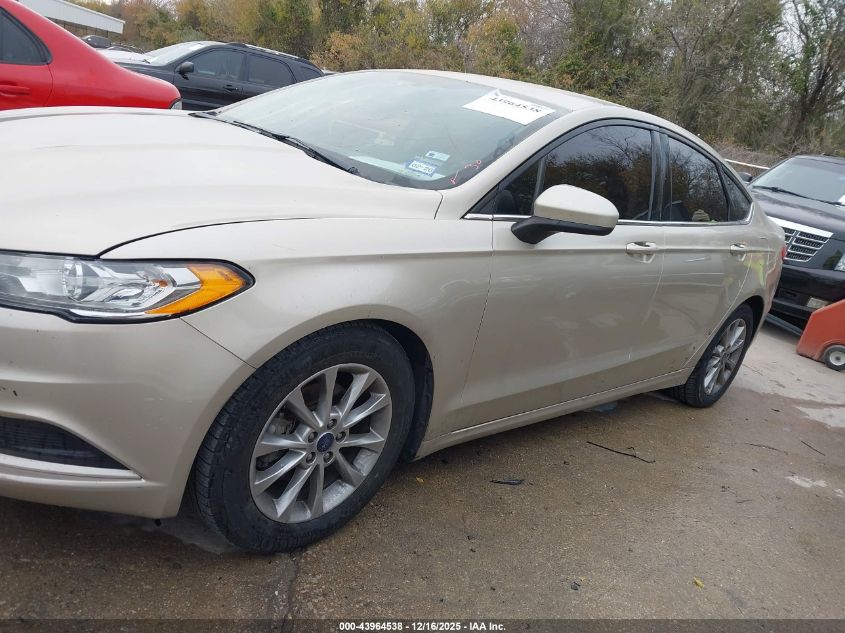 2017 Ford Fusion Se VIN: 3FA6P0HDXHR299088 Lot: 43964538