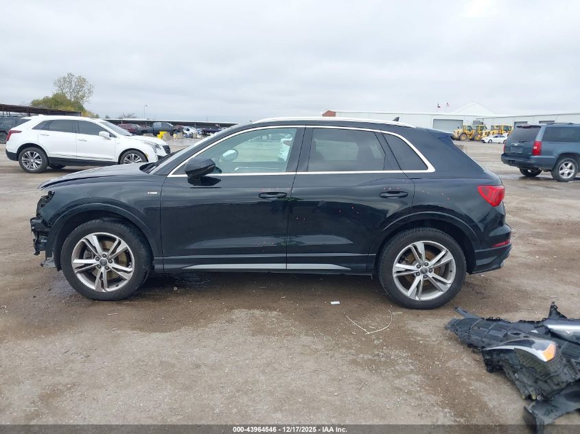 2020 Audi Q3 Premium 45 Tfsi S Line Quattro Tiptronic VIN: WA1DECF37L1124491 Lot: 43964546