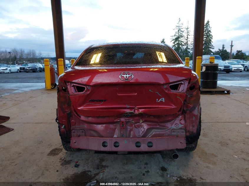 2018 Toyota Yaris Ia VIN: 3MYDLBYV2JY304542 Lot: 43964562