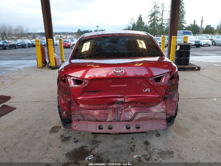 2018 Toyota Yaris Ia VIN: 3MYDLBYV2JY304542 Lot: 43964562