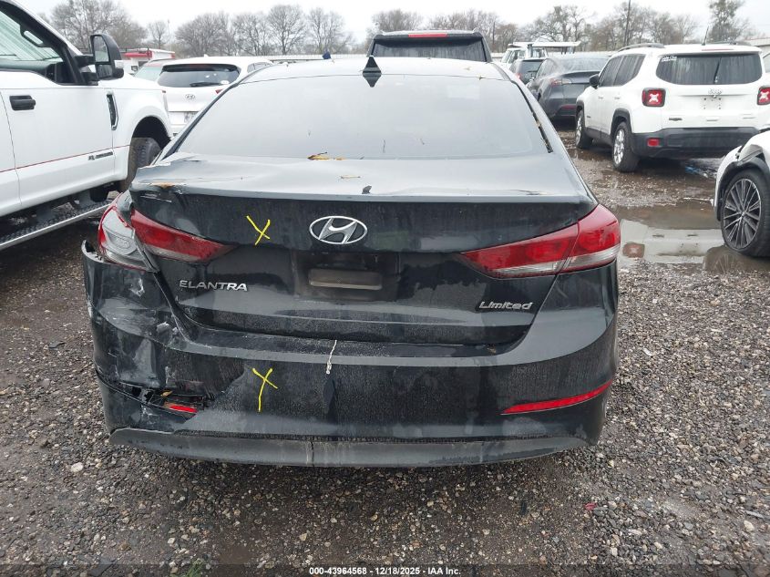 2018 Hyundai Elantra Limited VIN: 5NPD84LF6JH286586 Lot: 43964568