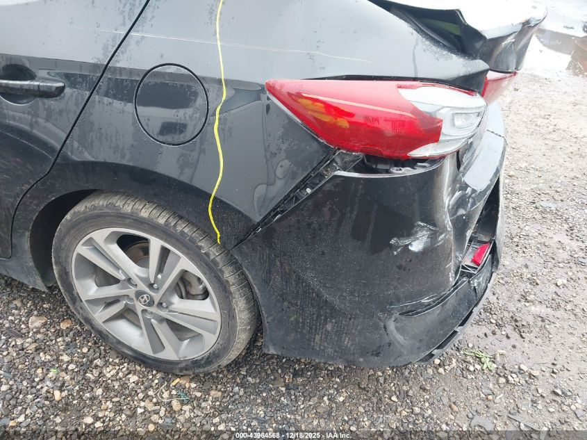 2018 Hyundai Elantra Limited VIN: 5NPD84LF6JH286586 Lot: 43964568