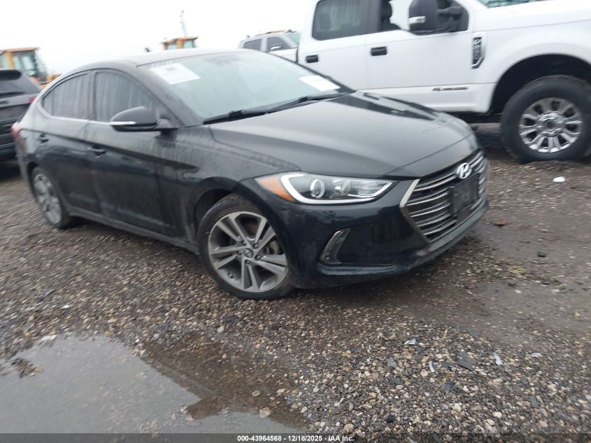 2018 Hyundai Elantra Limited VIN: 5NPD84LF6JH286586 Lot: 43964568