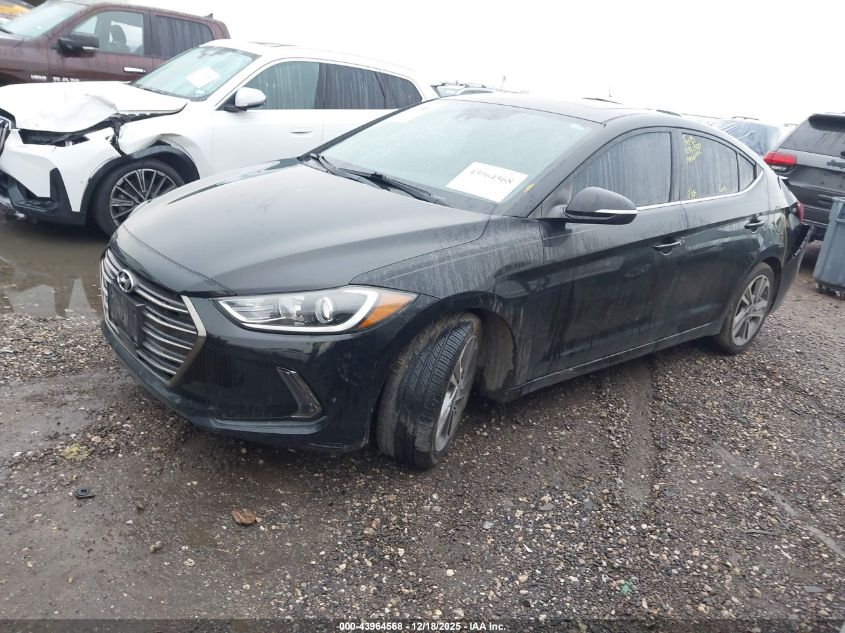 2018 Hyundai Elantra Limited VIN: 5NPD84LF6JH286586 Lot: 43964568