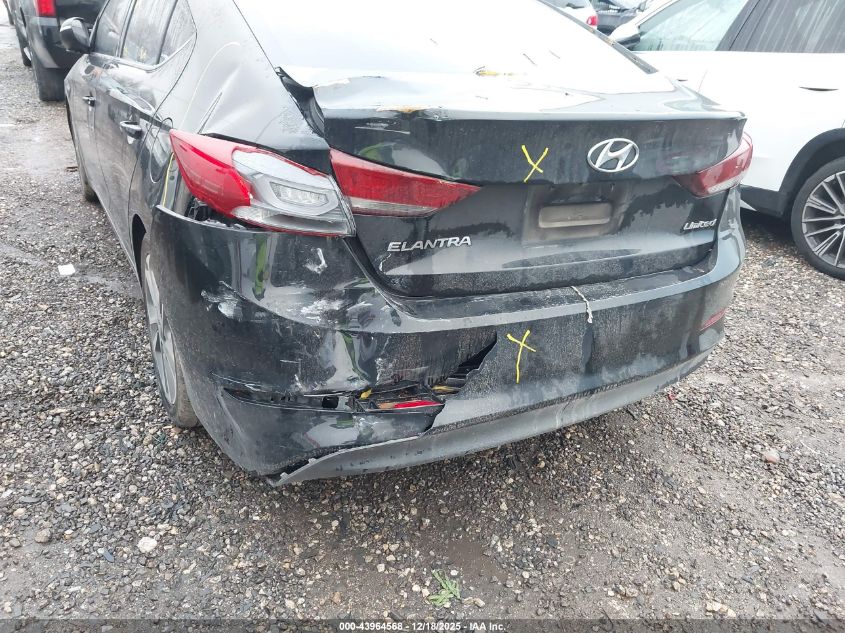 2018 Hyundai Elantra Limited VIN: 5NPD84LF6JH286586 Lot: 43964568