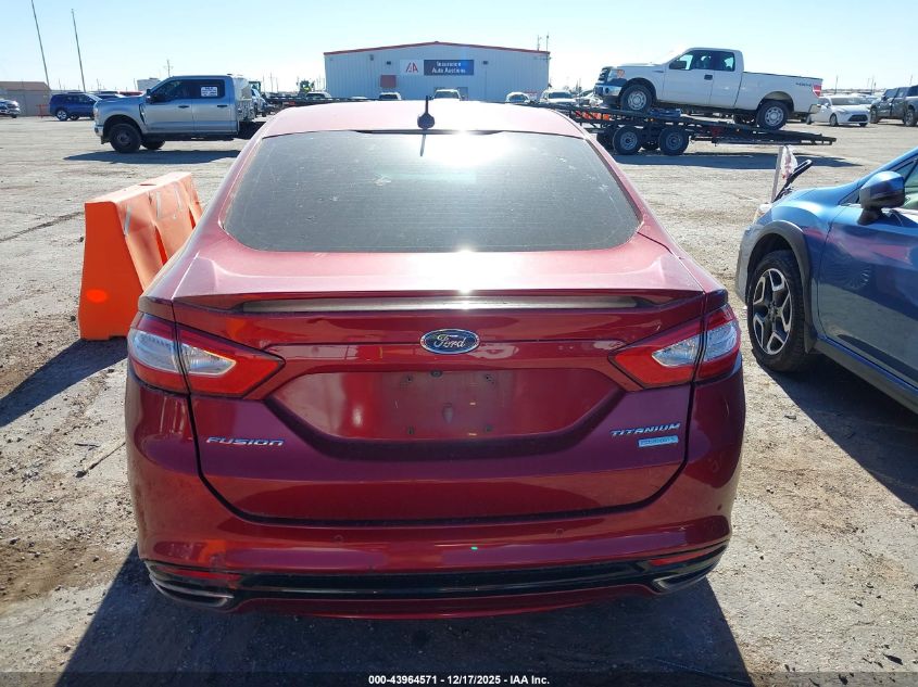 2016 Ford Fusion Titanium VIN: 3FA6P0K98GR250412 Lot: 43964571