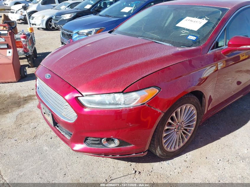 2016 Ford Fusion Titanium VIN: 3FA6P0K98GR250412 Lot: 43964571