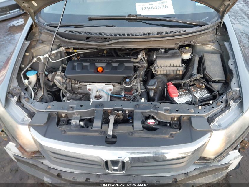 2012 Honda Civic Ex-L VIN: 2HGFB2F9XCH322815 Lot: 43964576