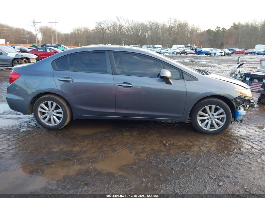 2012 Honda Civic Ex-L VIN: 2HGFB2F9XCH322815 Lot: 43964576