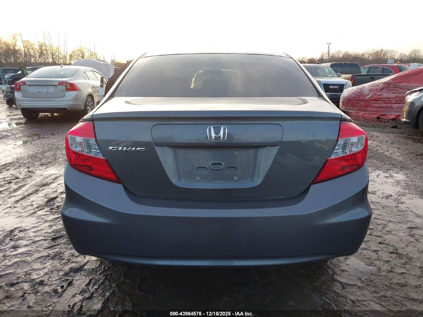 2012 Honda Civic Ex-L VIN: 2HGFB2F9XCH322815 Lot: 43964576