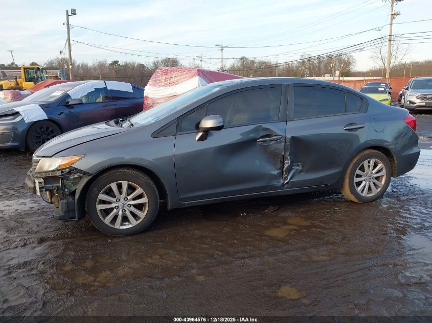 2012 Honda Civic Ex-L VIN: 2HGFB2F9XCH322815 Lot: 43964576