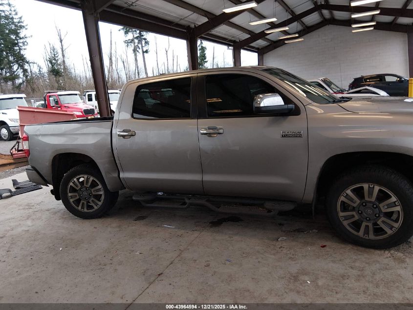 2021 Toyota Tundra Platinum VIN: 5TFAY5F1XMX029075 Lot: 43964594