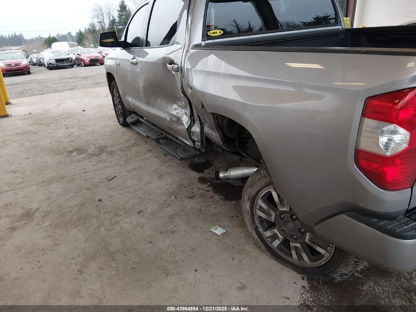 2021 Toyota Tundra Platinum VIN: 5TFAY5F1XMX029075 Lot: 43964594