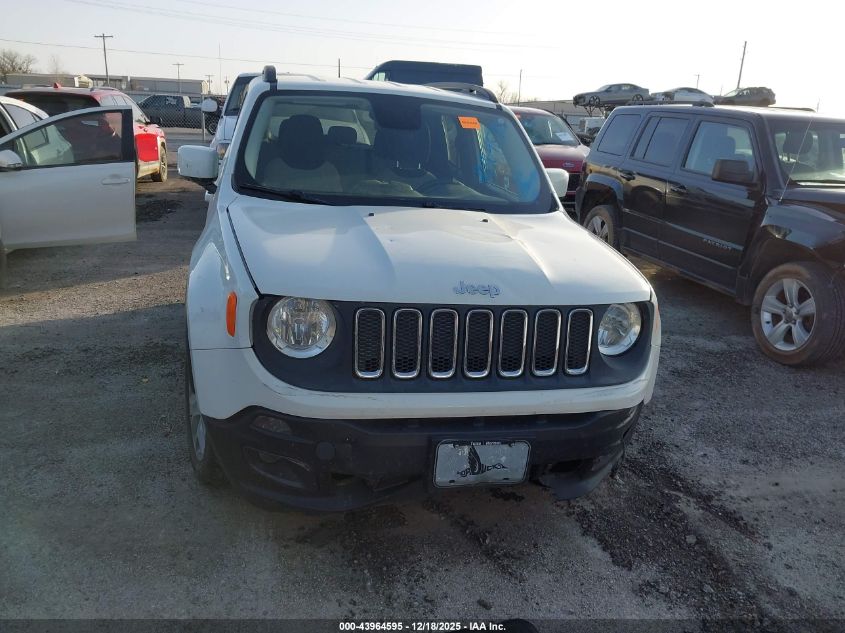 2015 Jeep Renegade Latitude VIN: ZACCJABT0FPB60729 Lot: 43964595
