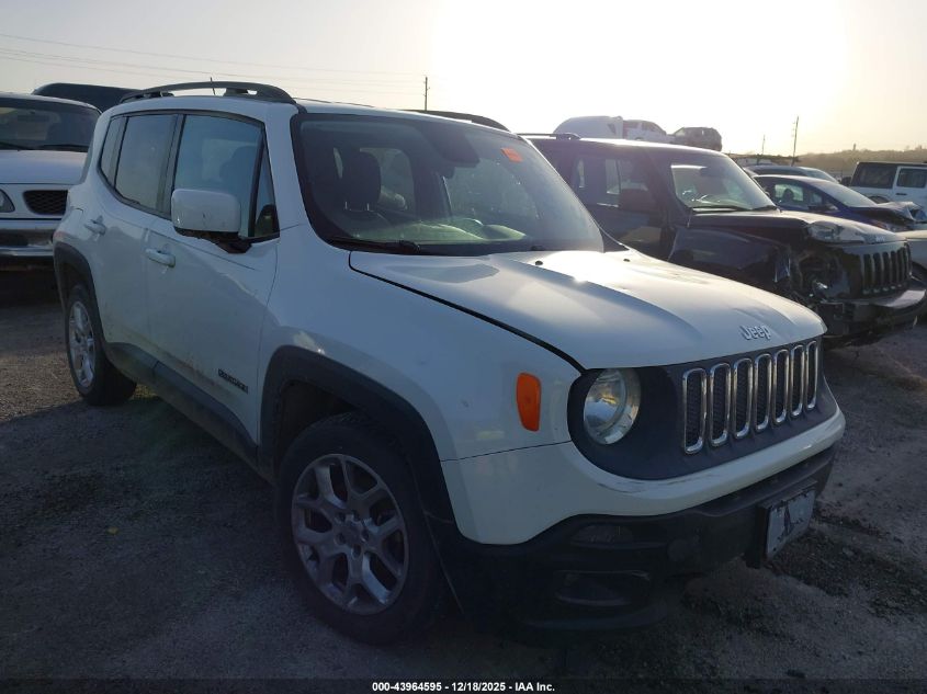 2015 Jeep Renegade Latitude VIN: ZACCJABT0FPB60729 Lot: 43964595