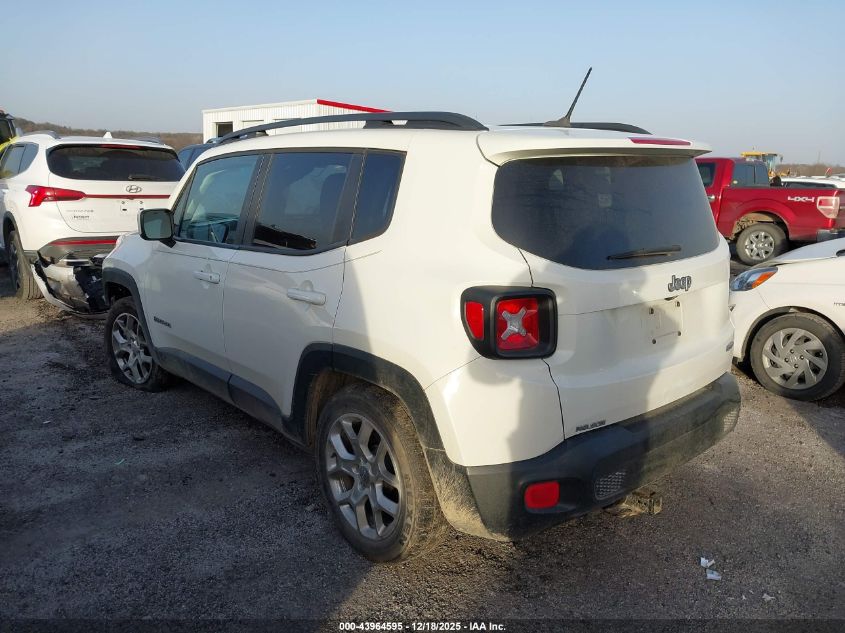 2015 Jeep Renegade Latitude VIN: ZACCJABT0FPB60729 Lot: 43964595