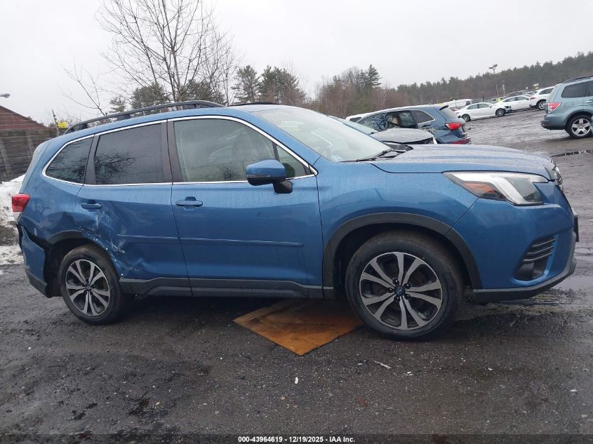 2022 Subaru Forester Limited VIN: JF2SKAPC7NH496062 Lot: 43964619