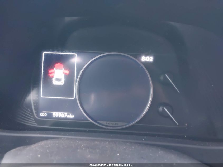 2022 Lexus Ux 250H VIN: JTHX9JBH1N2059680 Lot: 43964659