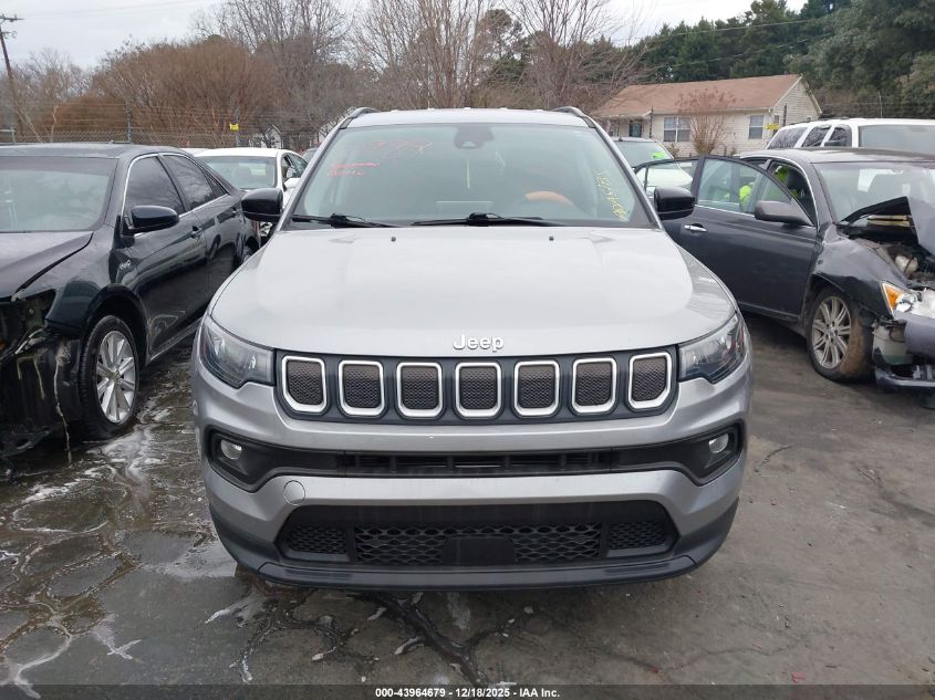 2022 Jeep Compass Latitude 4X4 VIN: 3C4NJDBB7NT133230 Lot: 43964679